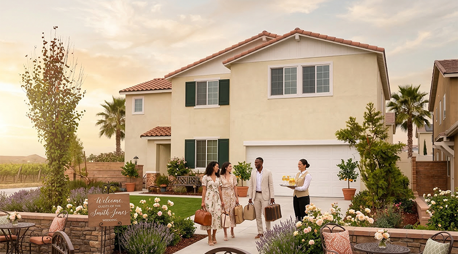 How to Accommodate Your Out-of-Town Wedding Guests in Winchester, CA?