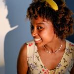 Portrait of smiling female dental implant patient
